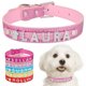 thumbnail image 2 of Personalized Dog Collar Leather Rhinestone Bling Charms Custom Pet Dogs Cat Name ShopWise Round, 2 of 11