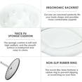 thumbnail image 7 of Giantex 1Pc Adjustable Modern Swivel Round Tufted-White, 7 of 7