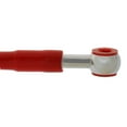 thumbnail image 3 of 90cm Motorcycle Motocross Brake Line Hose Steel Core Swivel Fitting Black, 3 of 8