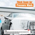 thumbnail image 2 of Foam Cannon for Pressure Washer, Adjustable Snow Foam Lance with 1/4" Quick Connect & M22 Fittings, Stainless Steel Filter, Extra 1.1mm Orifice, Ideal for Car Wash & Detailing, 2 of 8
