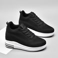 thumbnail image 6 of Win s Way Women's Elevator Mesh Sneakers, Thick Sole Height Increasing Platform Walking Shoes, 6 of 9