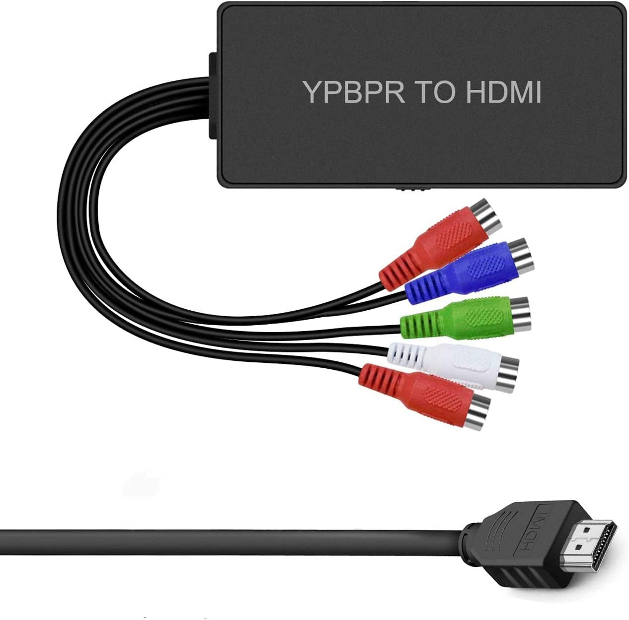 1080P YPbPr to HDMI Converter, 5RCA Video Audio to HDMI Support 1080P for DVD, VCD, PSP, PS2, Xbox 360, Nintendo NGC to New HDTV Monitor or Projector. - Walmart.com