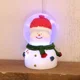 thumbnail image 3 of bola de nieve navideña bonita para decoración de escritorio, estatua de muñeco de nieve con luminiscencia creativa, bola de cristal de vidrio, regalo de Navidad para niños y niñas, 3 of 5