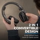 thumbnail image 3 of BlueParrott S650-XT Bluetooth – 2-in-1 Convertible Stereo to Mono Headset with Activated Noise Cancellation, Extended Wireless Range and IP54-Rated Protection, Black, 3 of 5