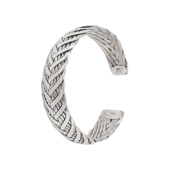 Brazalete Ketzalia Braid Plata Ley .925 Colección 2021