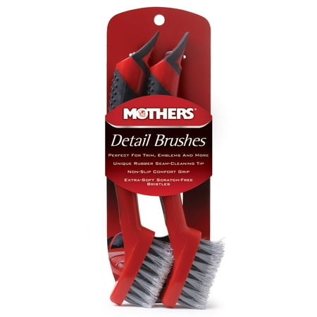 Mothers Detail Brush Set, 2-Pack