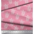thumbnail image 3 of Soimoi Polyester Crepe Fabric Turtle Block Decor Fabric Printed Yard 42 Inch Wide, 3 of 3