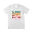 thumbnail image 5 of Eat Sleep Football Unisex Viscose T-Shirt, 5 of 21