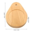 thumbnail image 2 of LOLIPPYY 1Set Aromatherapy Lamp Base Wooden Drop Shaped Stand For Living Room Homeowners, 2 of 6