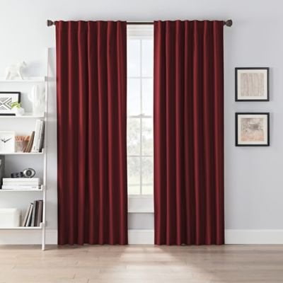 Smartblock Blackout Curtain Panel Merlot 50x72 Walmart Com