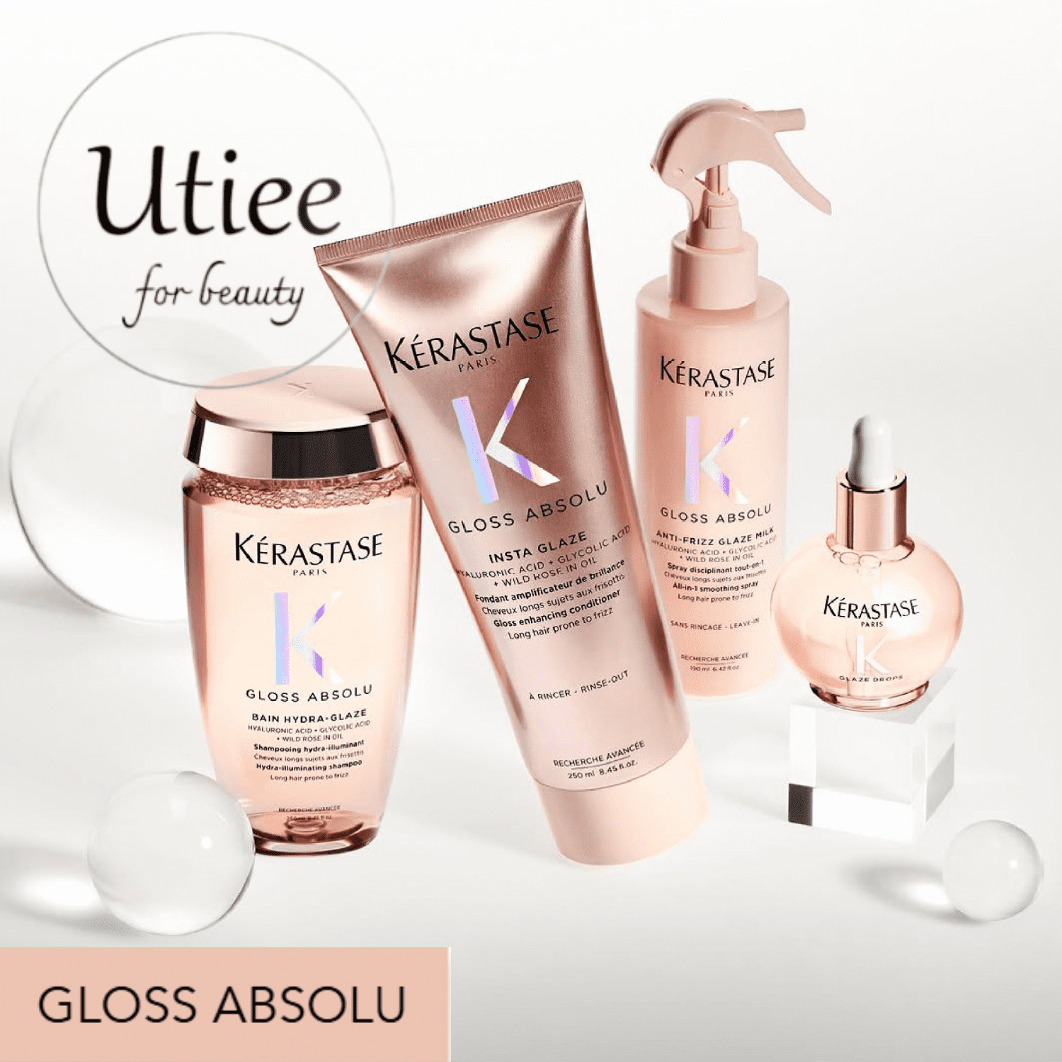 Kerastase Gloss Absolu DUO, Bain Hydra-Glaze Shampoo 8.45
