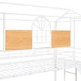 thumbnail image 6 of Twin Over Metal Bunk Bed With Slide And Storage Stair - White. Iron Construction For Durability. Imaginative Playhouse Design. Versatile Compartments. No Box Spring Required. Max Weight Capacity, 6 of 6