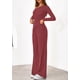 thumbnail image 3 of Conjunto de Dos Piezas PRETTYGARDEN Otoño para Mujer Vino Tinto Talla L, 3 of 8