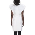 thumbnail image 6 of McKesson Exam Gown, Disposable - Poly and Premium Tissue, Front or Back Opening, Short Sleeve, Unisex - White, One Size Fits Most Adults, 21 in x 30 in, 50 Count, 6 of 11