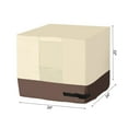 thumbnail image 2 of Cubierta de Aire Acondicionado Uxcell, 24x24x22" Cubiertas de Unidad de AC Exterior, Beige, 2 of 6