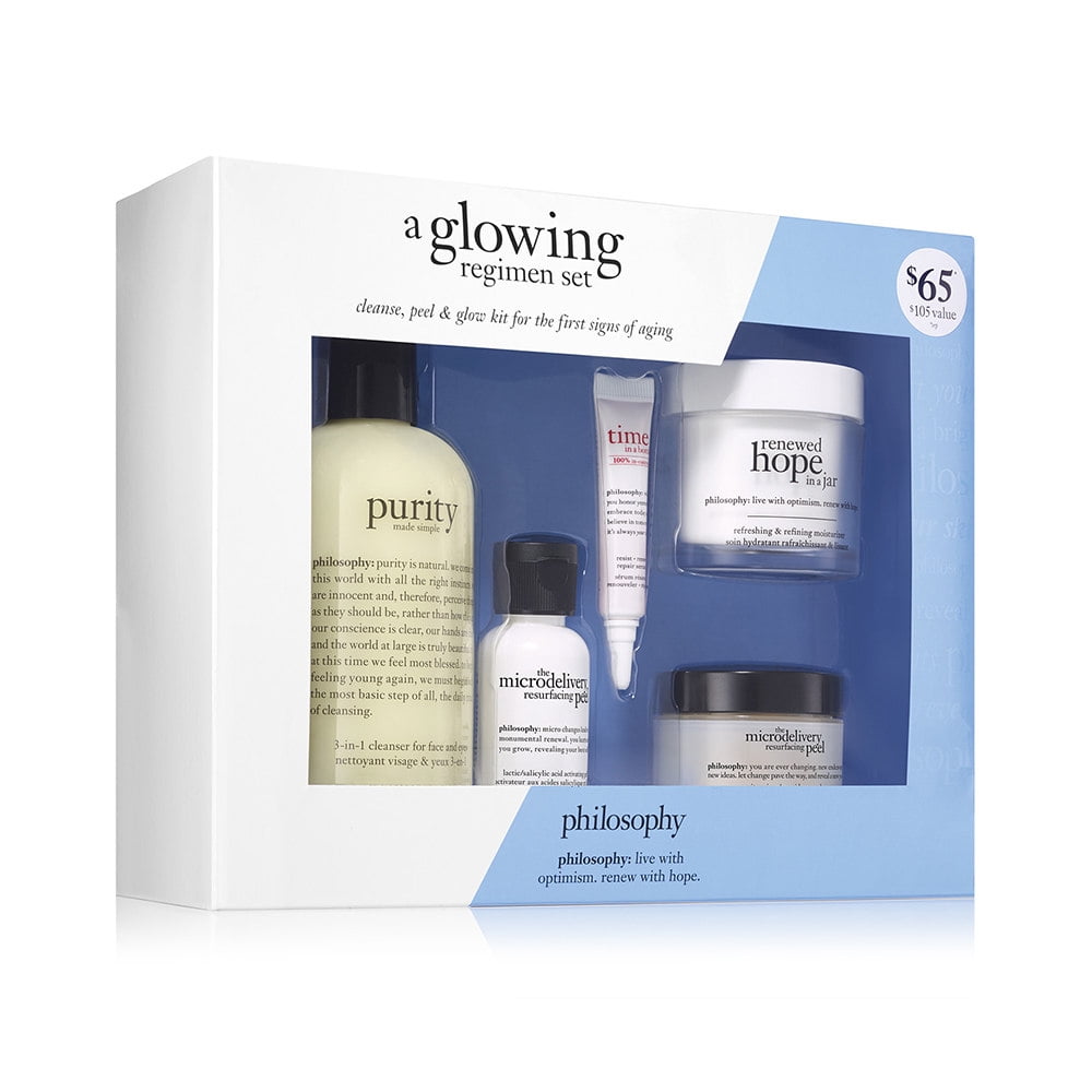 Philosophy Philosophy A Glowing Regiman Loyalty Skincare Set, 5 Ct