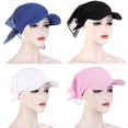 thumbnail image 7 of Limei Fabulous Turban Hat Solid Color Outdoor Supply Summer, 7 of 7