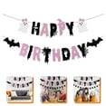 thumbnail image 2 of Halloween Birthday Banner Decorations Multi Color Paper Party Supplies For Decor 1 Set, 2 of 5