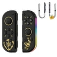 thumbnail image 1 of Wireless Controller for Nintendo Switch with Wrist Strap,Left and Right RGB Joypad Controllers Compatible with Switch/OLED/Lite,Support Dual Vibration/6-Axis Gyro/Motion Control/Wake-up(King), 1 of 6