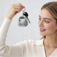 thumbnail image 6 of Cute Cat Keychain Light with Backpack Design Glowing Dome Pendant Portable LED Flashlight Keyring for Bag Purse Accessory Night Travel Essential, 6 of 6