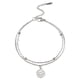 thumbnail image 2 of onlyliua para Interior/Exterior La Belleza de La Pulsera Exclusiva En Acero Titanio En El Cortado Directo de Fábrica En Presencia de Delicias En El Ahuecado Floral, 2 of 7