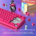 thumbnail image 6 of ATTACK SHARK R82 HE Rapid Trigger TKL Wired Mechanical Gaming Keyboard with Driver for PC & Mac, Pink, 6 of 7
