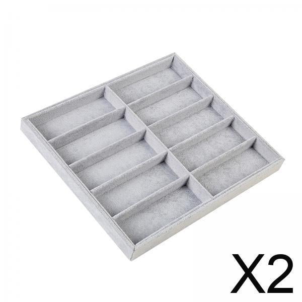 Bandeja de exhibición de gafas,Estuche organizador para gafas de sol,Estuche para guardar gafas y estuche para gafas,Estante de madera para guardar gafas de sol con 10 rejillas,Bandeja