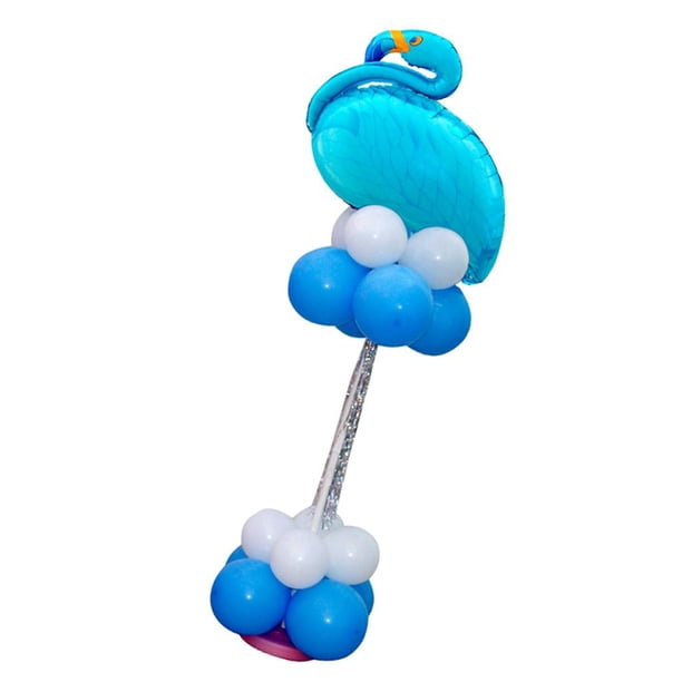 Base de globo de flamenco Macarena soporte de exhibición azul