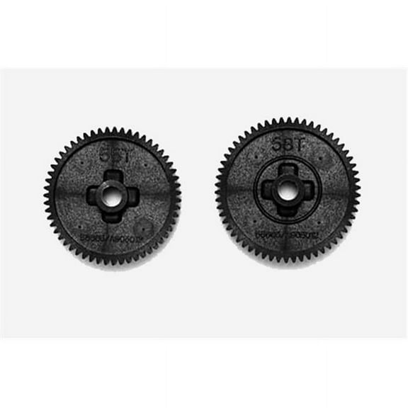 Tamiya TAM53665 Option Spur Gear Set for TT-01, 55T & 58T