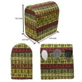 thumbnail image 4 of African Stand Mixer Cover, Hand Drawn Pattern Abstract Geometric Striped Illustration, Kitchen Appliance Organizer Bag Cover with Pockets, 5 Quarts, Multicolor, by Ambesonne, 4 of 4