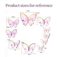 thumbnail image 3 of ZYNERY 80Pcs Butterfly Cupcake Toppers Birthday Cake Decoration for Birthday Party Food Decoration Mixed 5 Size, 3 of 7