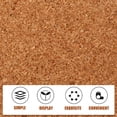 thumbnail image 3 of Shisuyan 10 Pcs Tableau en Liège de Bureau Portable Petit Tableau d'Affichage Tableau de Messages de Bureau, 3 of 8