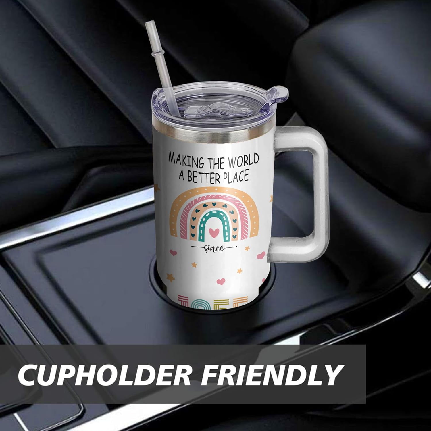 60th Birthday Tumbler with Handle & Straw, 60 Oz Stainless Steel 60th  Birthday Cup, 60th Birthday for Women Gift, Birthday Gifts for Women over 60,  60 Year Old Birthday Gifts for Women