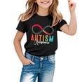 thumbnail image 1 of Chandail Filles Col Rond Garçons T-Shirt à Manches Courtes Fille Tenues d'Été Garçon Cadeaux Âge 7-8 Ans, 1 of 5
