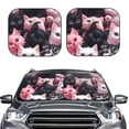 thumbnail image 2 of Balery Cute Kittens Group Portrait Parasol para parabrisas de coche de 2 piezas | Parasol plegable para parabrisas delantero de coche para la mayoría de sedanes-Small, 2 of 6