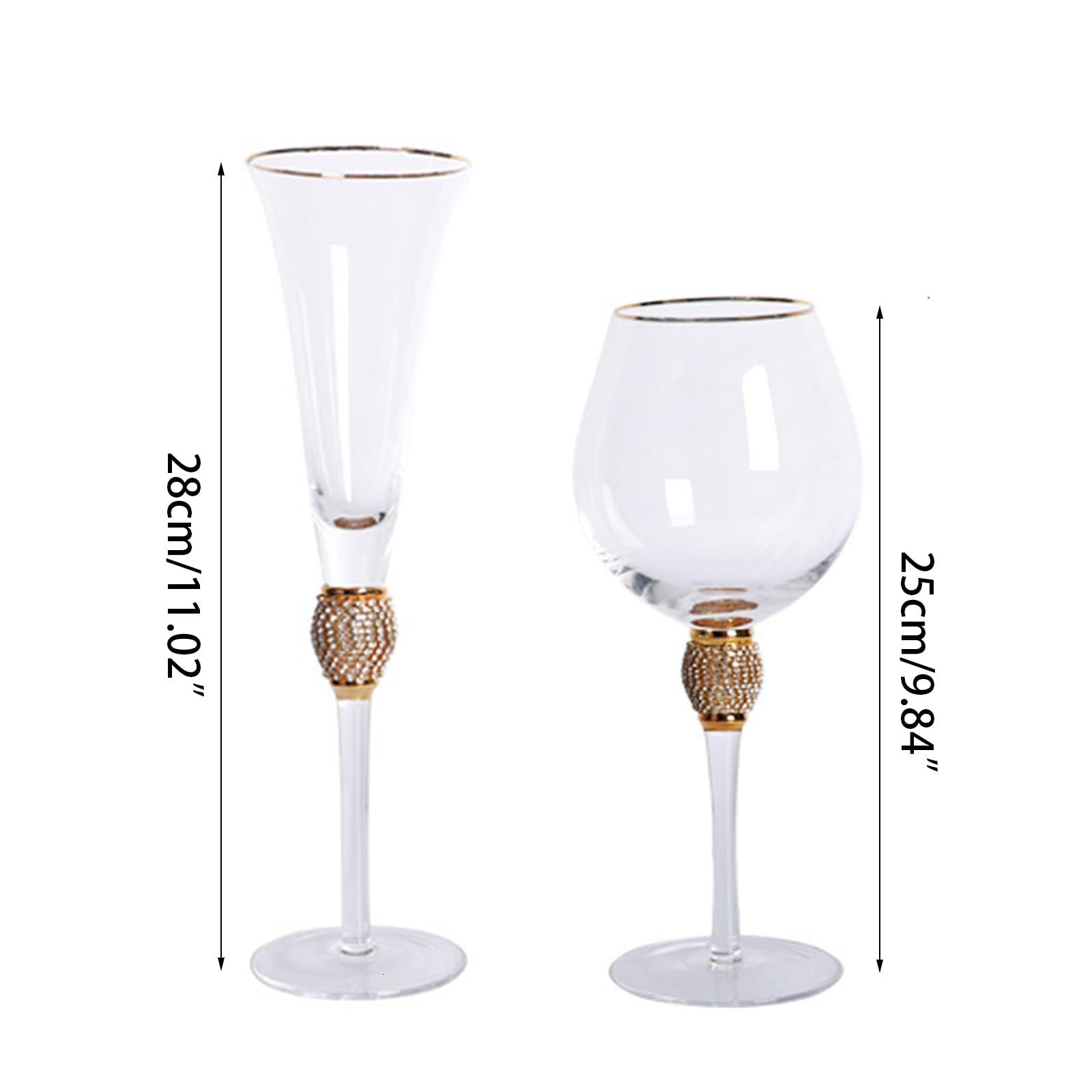 Champagne Flutes Glass Material Champagne Glass Modern Elegant Gift for Women Men Wedding Anniversary Christmas Birthday