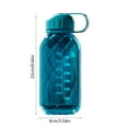 thumbnail image 3 of kkbbma under $5 Water Bottles with Times to Drink, Leakproof & BPA Free Sports Water Bottle with Carry Strap for Fitness, Gym, and Outdoor Sports, 3 of 6