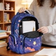 thumbnail image 5 of FKELYI Starry Axolotl Print Kids Backpack Lightweight School Bookbag for Boys Girls Elementary Casual Daypack with Side Pockets for Primary School Backpacks Travel Bag, 5 of 7