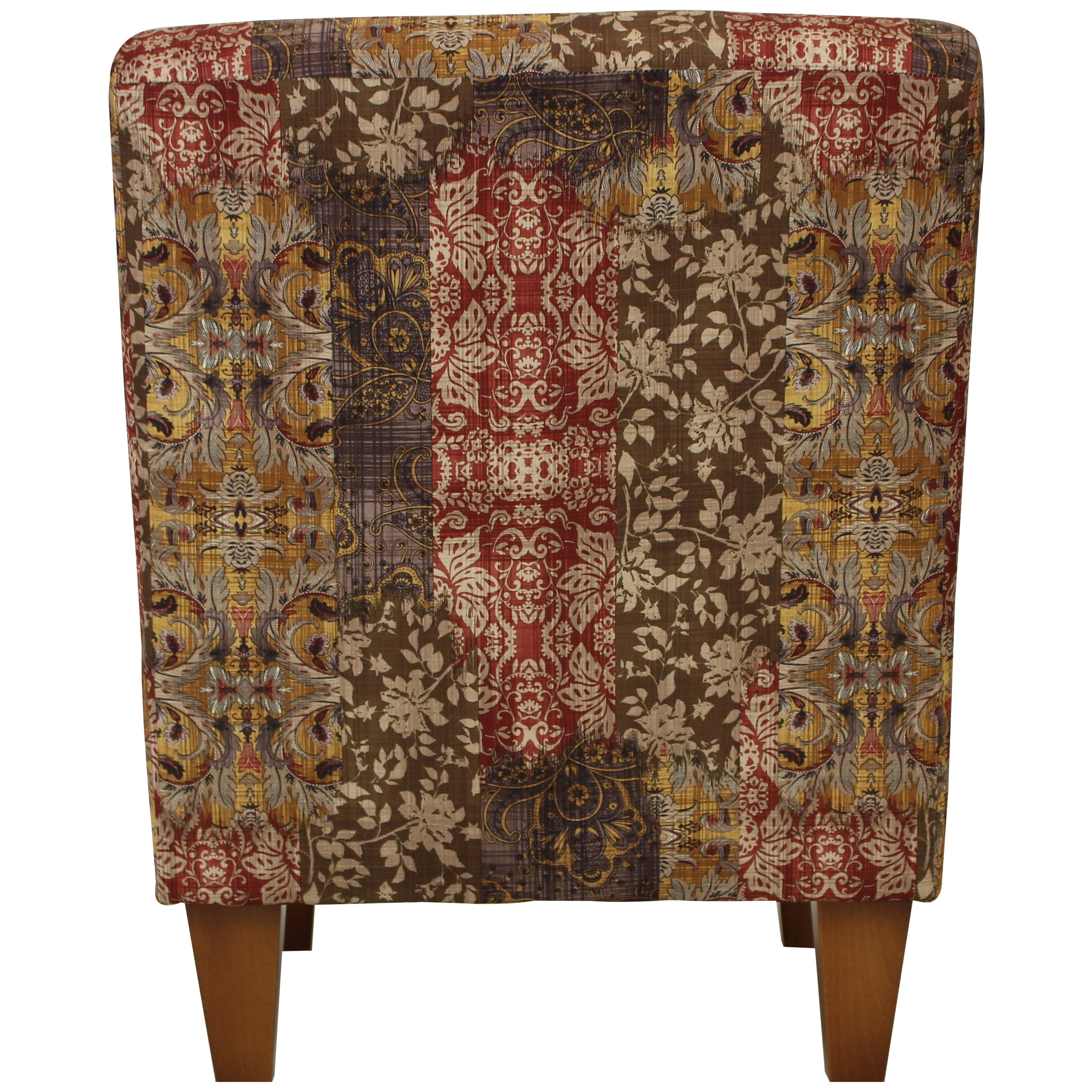 Fox Hill Trading Penelope Armless Slipper Chair, Toffee
