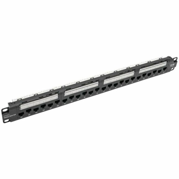 EATON TRIPP LITE SERIES 24-PORT 1U RACK-MOUNT CAT6A 110 PATCH PANEL WITH CABLE M