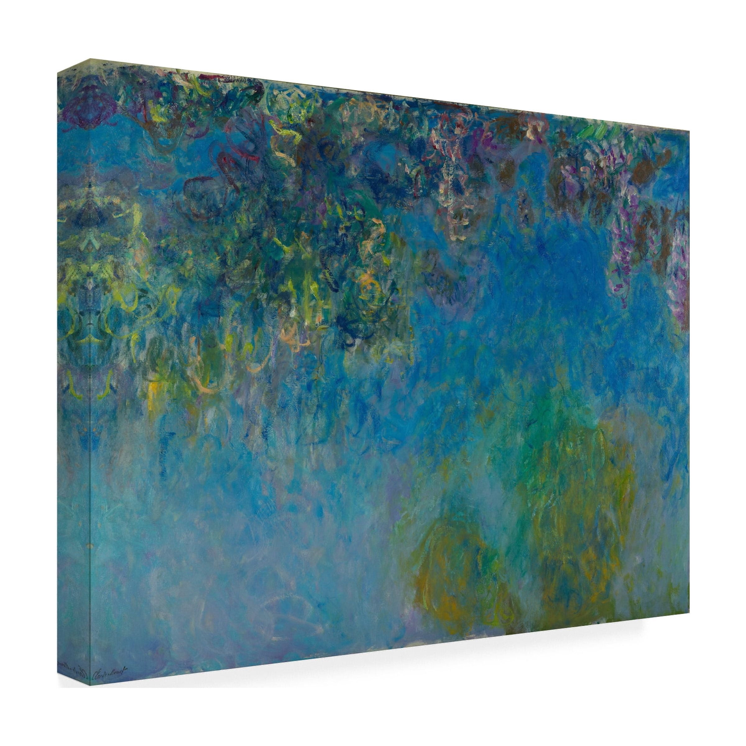 Monet 'Wisteria' Canvas Art