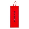 thumbnail image 1 of Bolsa para zapatos de golf, bolsa duradera para zapatos de tela Oxford con cremallera, resistente al desgarro, 6 "x 16" Rojo, 1 of 8