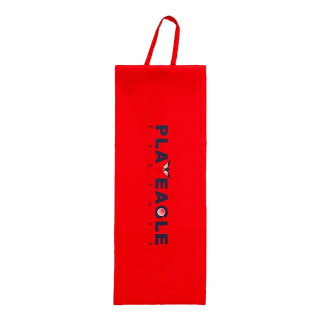 Bolsa para zapatos de golf, bolsa duradera para zapatos de tela Oxford con cremallera, resistente al desgarro, 6 "x 16" Rojo