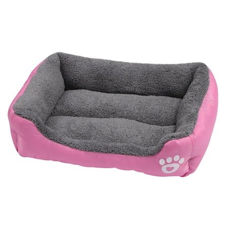 FAMTKT Pet Winter Warm Pet Square Bed Pet Supplies Cat and Dog Sleeping Bed