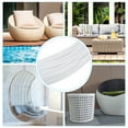 thumbnail image 4 of Uxcell Wicker Repair Kit, Synthetic Rattan Fix DIY Set for Wicker Furniture 1.1 LB, White, 4 of 5