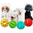 thumbnail image 4 of Caja Pack Chien Jouet Balle Indestructible, Chien Balle en Caoutchouc Naturel, Chien Balle À Mâcher Jouet Nettoyage des Dents Boule en Résistant Les Moyens Grand Chien (7 cm) Ormromra ZYY-0208, 4 of 5