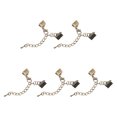 thumbnail image 1 of Unique Bargains 10Set Ribbon Crimp Clamp Ends Lobster Claw Clasps & Chain 8mm Bronze Tone for DIY, 1 of 7