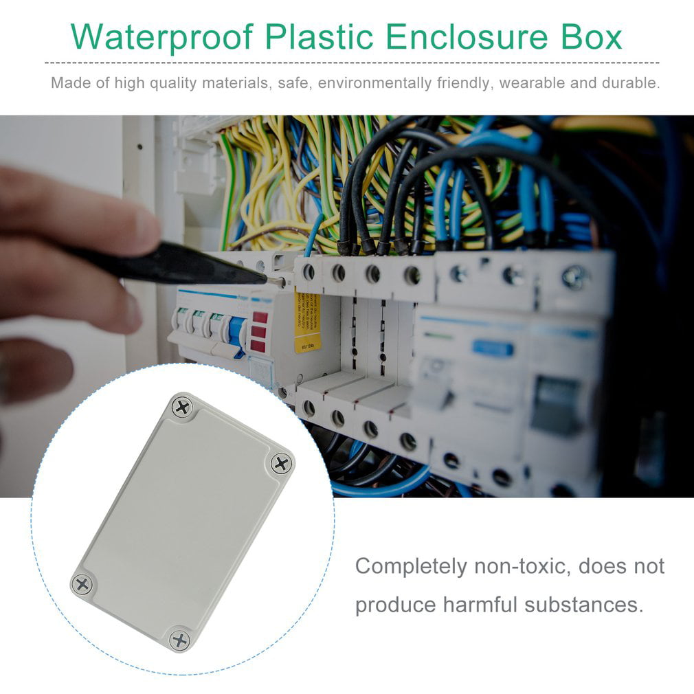 Enclosure Box Waterproof Plastic Electronic Project Instrument Electrical Case 