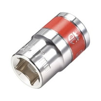 1/2-Inch Drive by 17mm Shallow Socket w Red Band, Cr-V, 12-Point, Metric