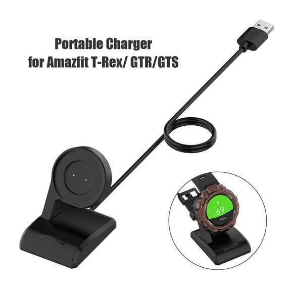 USB Charger Cable for Amazfit T-Rex A1918 GTR 42mm 47mm GTS Smartwatch
